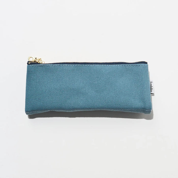 LUDDITE Bendy Pen Case - Blue Grey 日本Luddite布制笔袋 - 蓝灰色