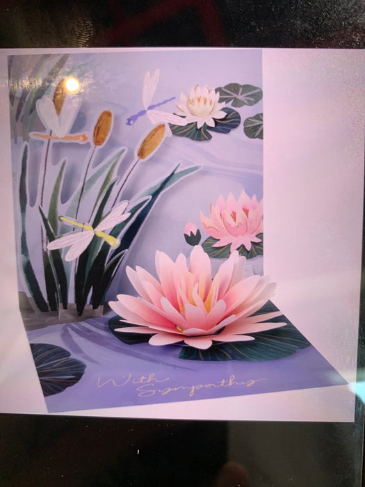 sympathy pop up card