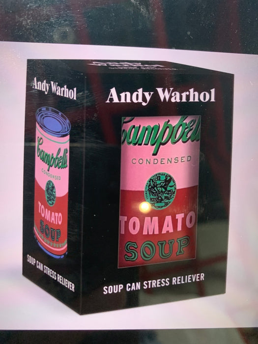 warhol soup can stress reliever