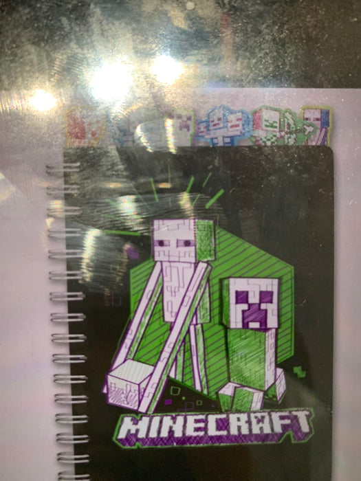 minecraft hostile mobs sprial notebook