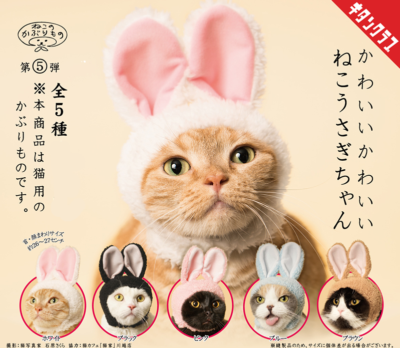 Cap For Cats可爱兔耳造型猫帽