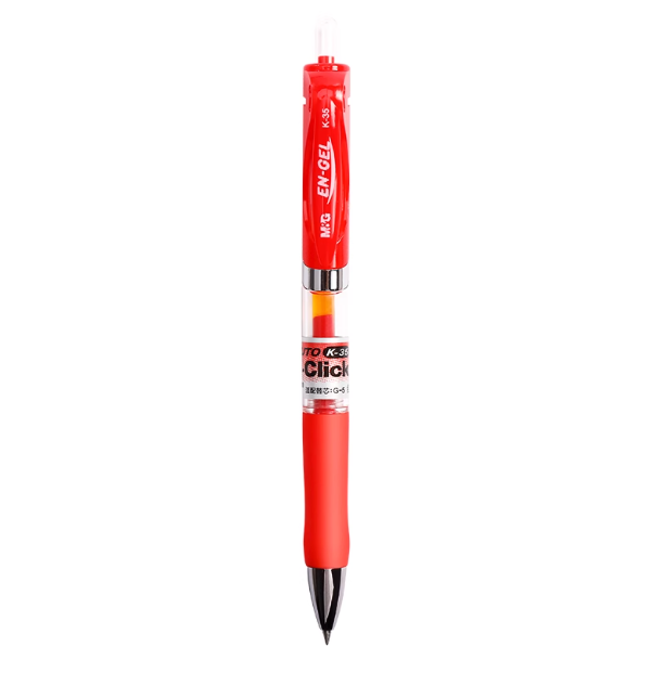 M&G K35 Gel Ink Pen - 0.5mm Red 晨光舒写办公笔 红色