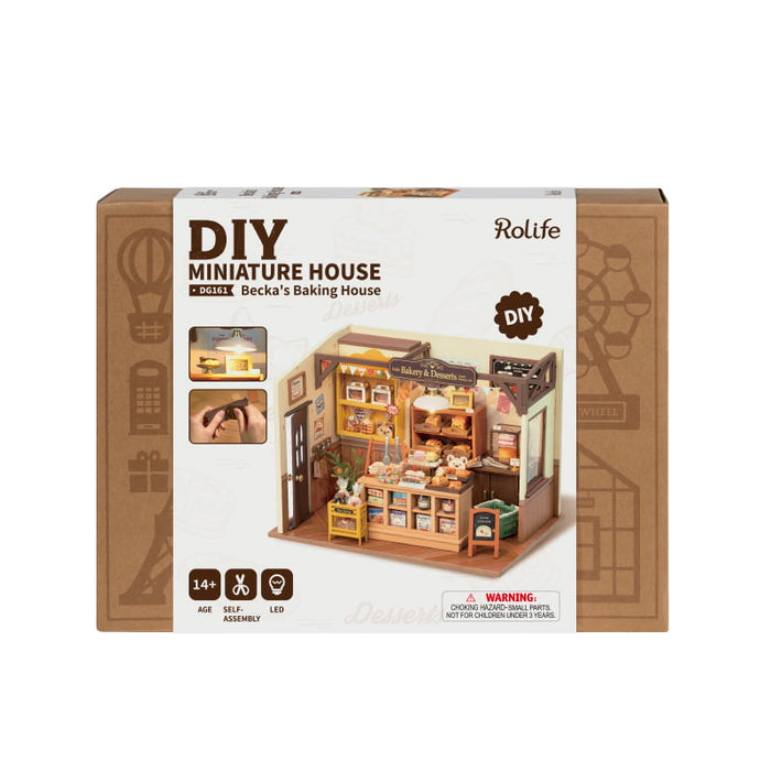 ROLIFE DIY MINIATURE HOUSE - Becka’s Baking House DG161 若来DIY小屋手工拼装模型 贝卡的烘焙屋