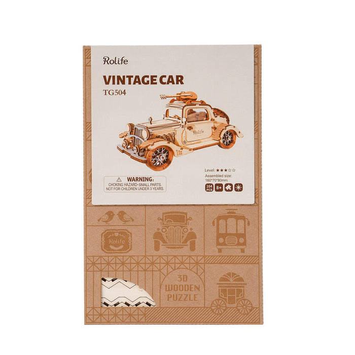 ROLIFE Vintage Car TG504 若来DIY手工拼装模型 复古老爷车