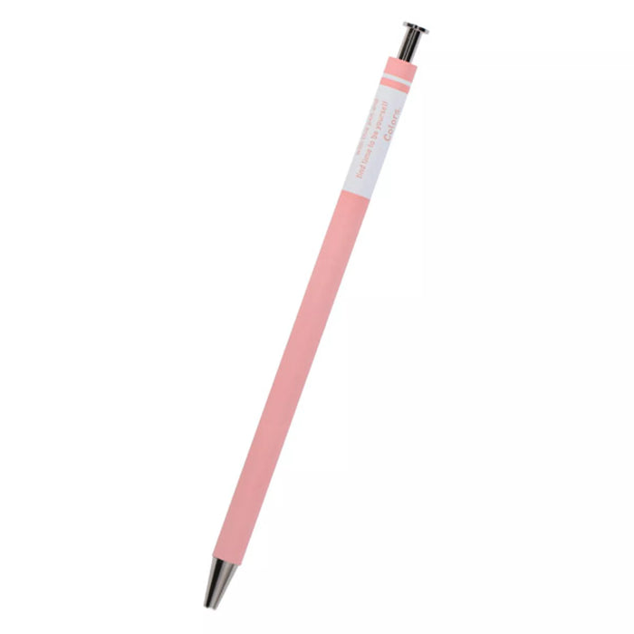 MARK'S Colors Gel Ballpoint Pen - Black Ink 0.5mm Orange 日本MARK'S Colors木杆油性圆珠笔 橙色