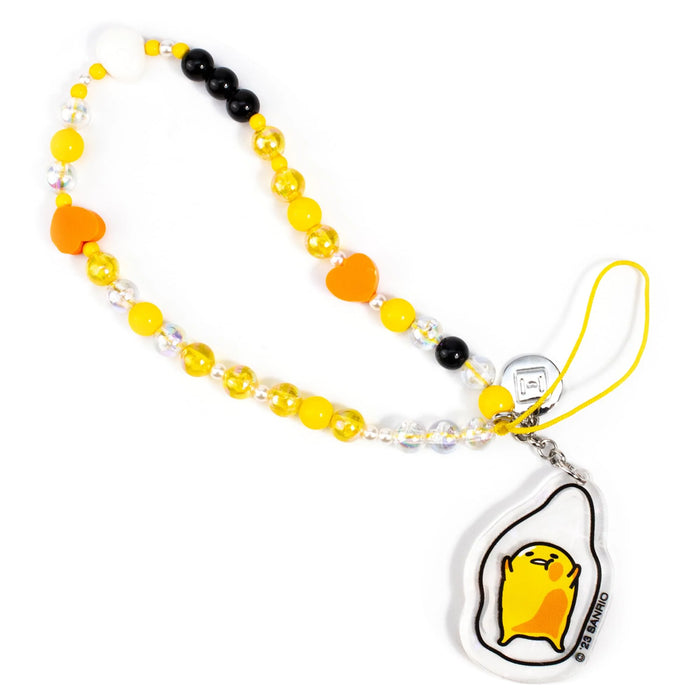 iFace Hello Kitty and Friends Beaded Wristlet Universal Phone Charm Strap - Gudetama iFace三丽鸥联名串珠手机挂绳 蛋黄哥