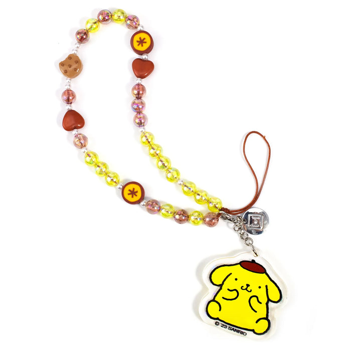 iFace Hello Kitty and Friends Beaded Wristlet Universal Phone Charm Strap - Pompompirin iFace三丽鸥联名串珠手机挂绳 布丁狗