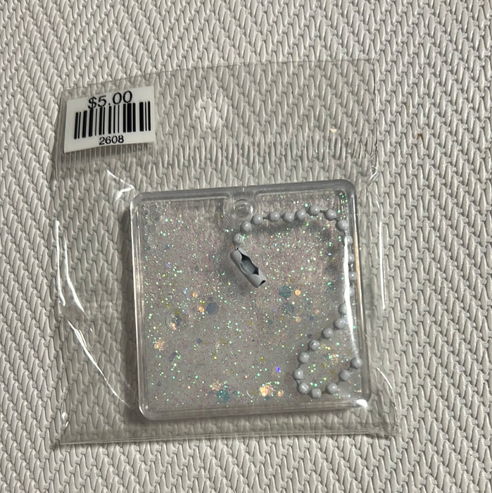 异形流沙咕盘方形白色