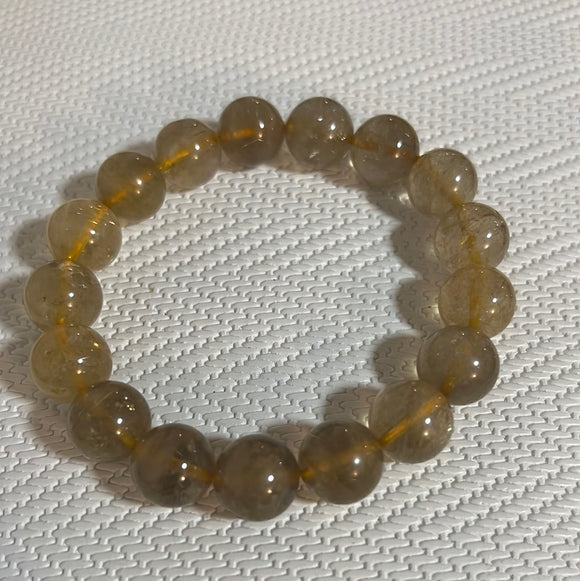 金发晶单圈手串
