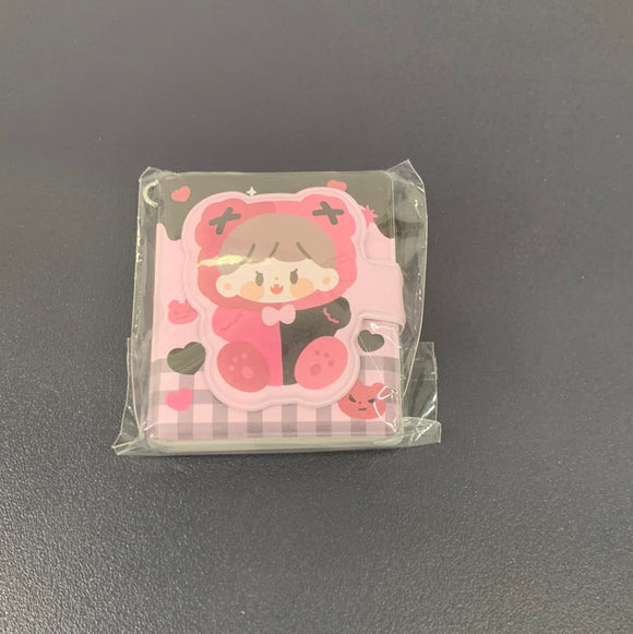 粉黑熊豆豆本