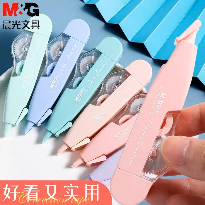 M&G Morandi Color Correction Tape 6 pcs Pack 晨光莫兰迪修正带 可换替芯 6支装