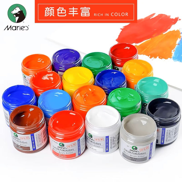 Marie’s Acrylic Color Ultramarine 443 马利丙烯颜料100ml罐装 群青