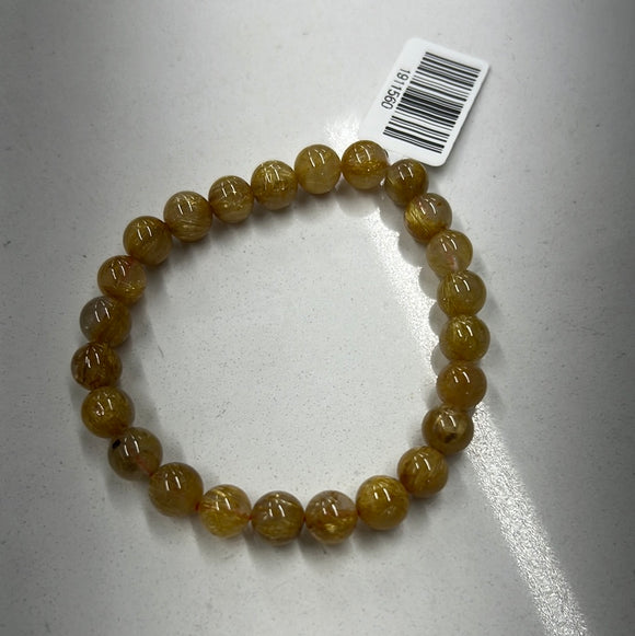 满发金发晶单圈手串