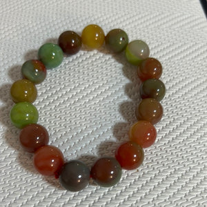 盐源玛瑙单圈手串
