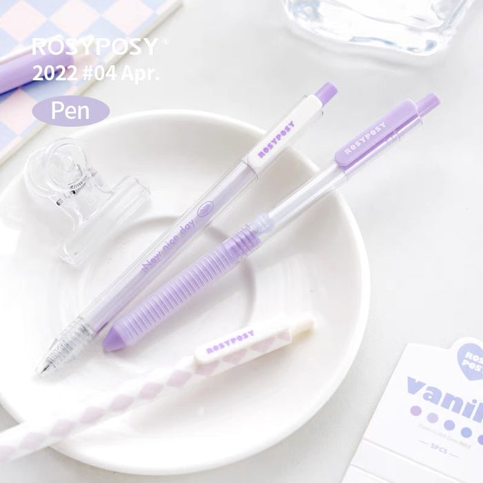 RosyPosy Vanilla Gel Ink Pen 香草紫色中性笔