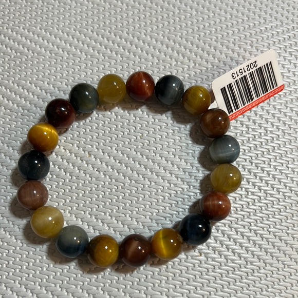 彩虎眼石单圈手串