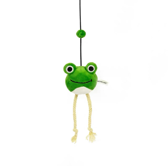 Meowcard Cat Teaser - Frog 挂挂乐逗猫玩具 呱呱