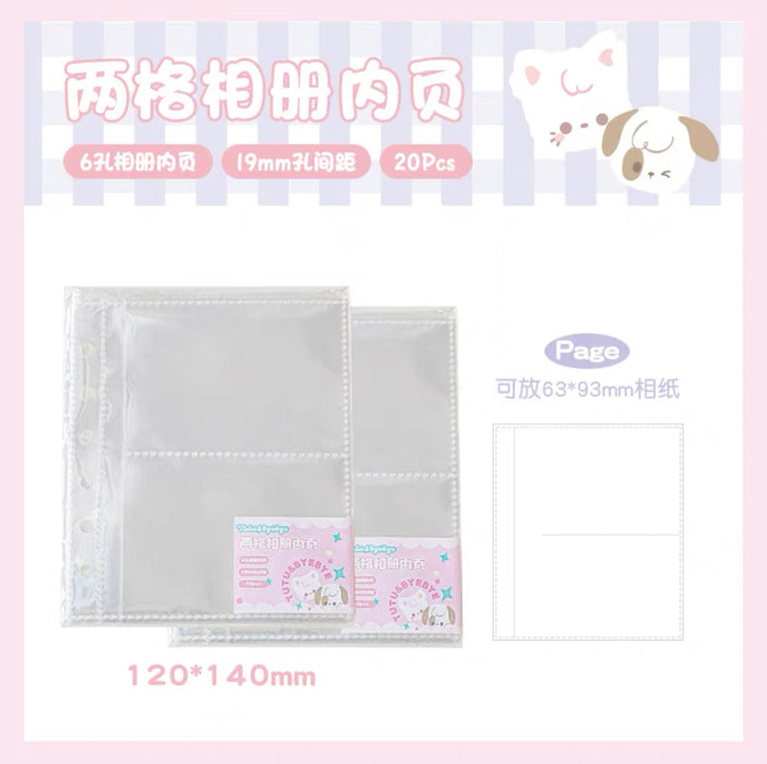 ROSYPOSY卡册毛绒收纳册 两格内页