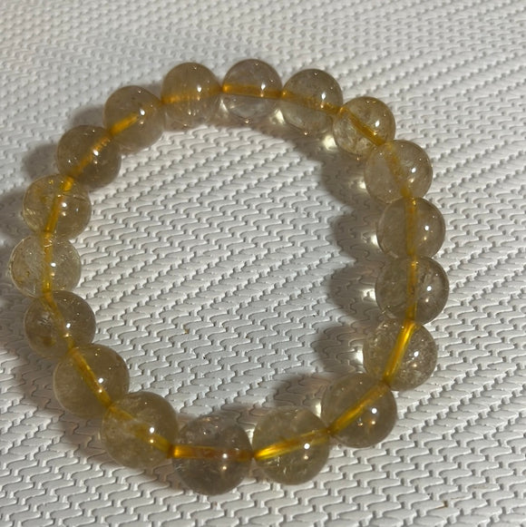 金发晶单圈手串
