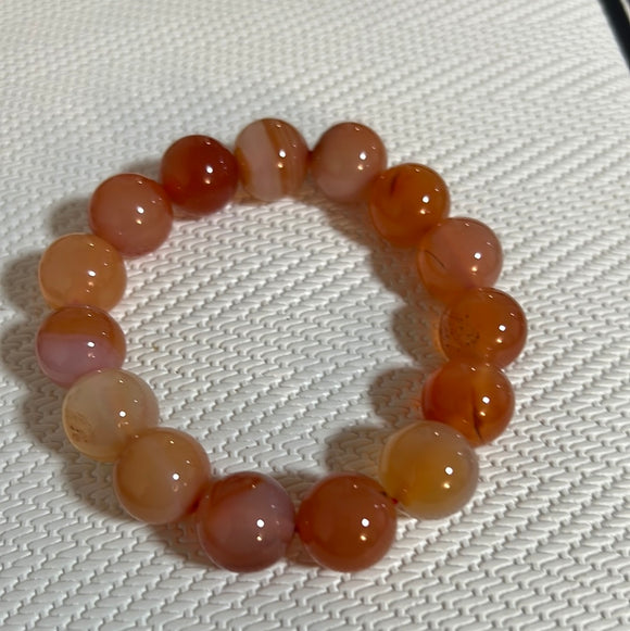 盐源玛瑙单圈手串