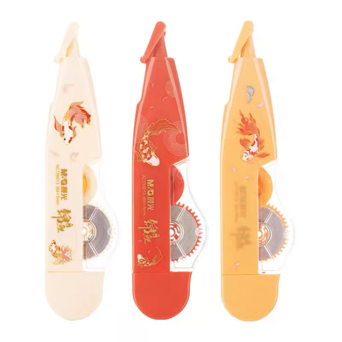 M&G Aced Series Refillable Correction Tape 6Pcs Pack晨光金榜题名锦鲤修正带 可换替芯 6支装