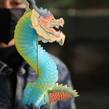 自然造物 彩色舞龙手工折纸玩具DIY