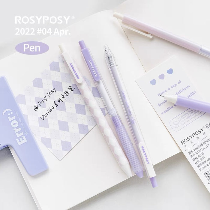 RosyPosy Vanilla Gel Ink Pen 香草紫色中性笔