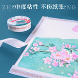飞乐鸟美纹胶带 易撕不伤纸美术专用留白固定可书写