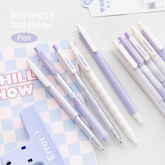 RosyPosy Vanilla Gel Ink Pen 香草紫色中性笔