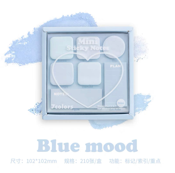 ROSYPOSY Faint Secret Series Mini Memo Sticks - Blue Mood ROSYPOSY小小秘密系列迷你便利贴 蓝色心情