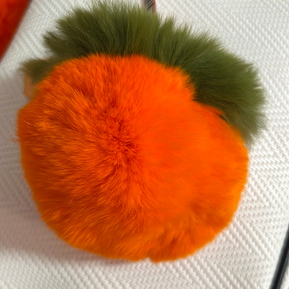 獭兔毛钥匙扣挂饰一生一柿