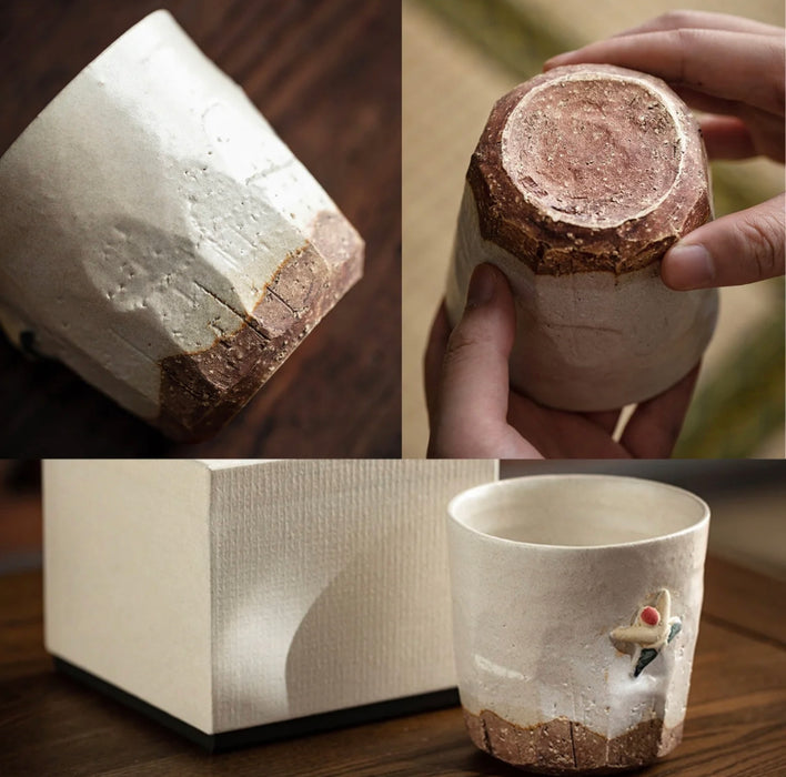 "The Summit" Ceramic Handmade Cup 刘亦菲同款粗陶“登峰”手握杯