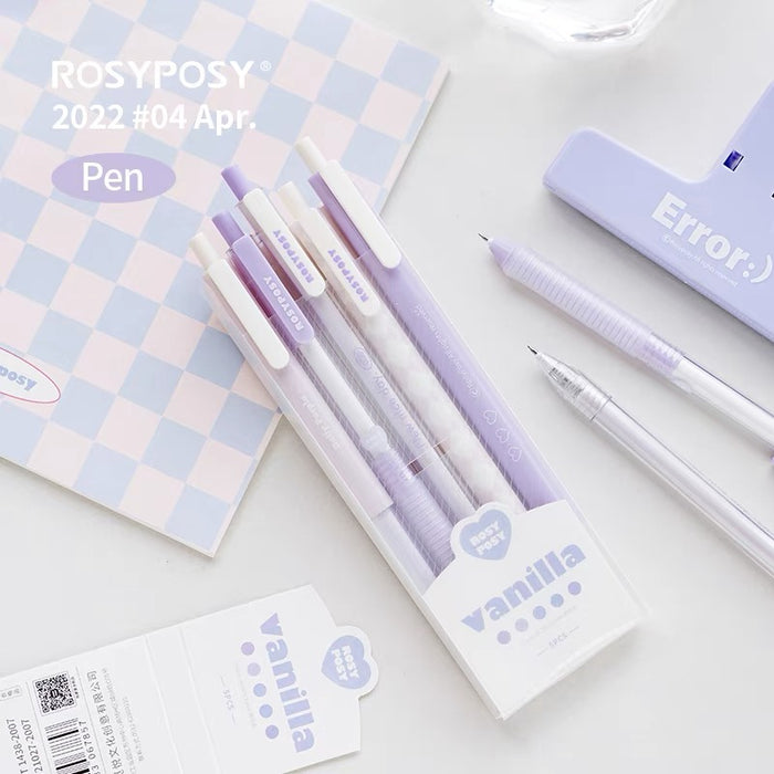 RosyPosy Vanilla Gel Ink Pen 香草紫色中性笔