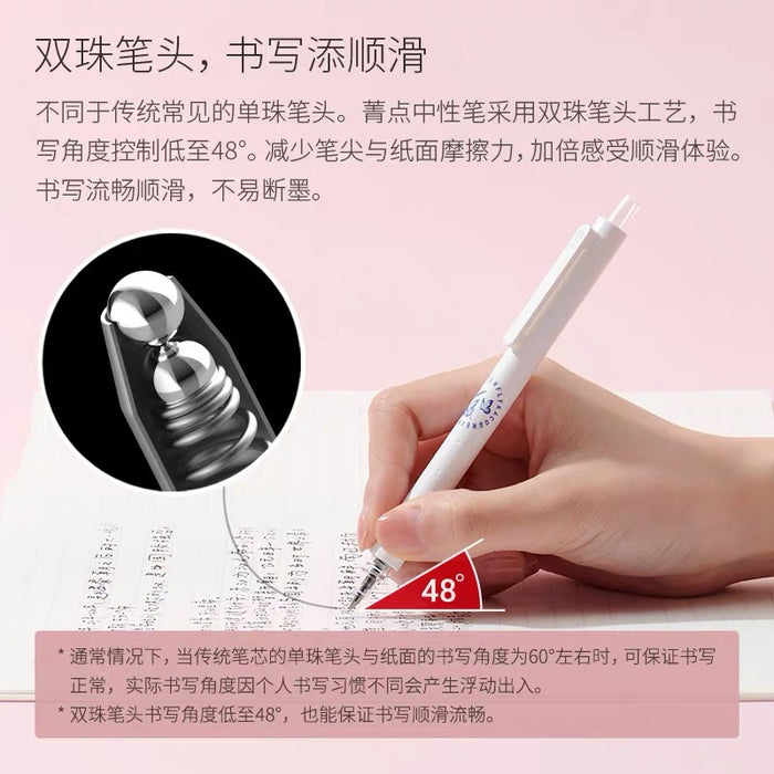 KACO Pretty Series Gel Ink Pen 0.5mm Black Ink KACO菁点PRETTY女神按动式中性笔0.5黑