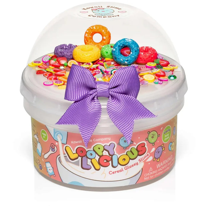 Loopylicious Cereal Glossy Signature Dome Slime甜趣圈圈谷物亮面限定圆顶史莱姆