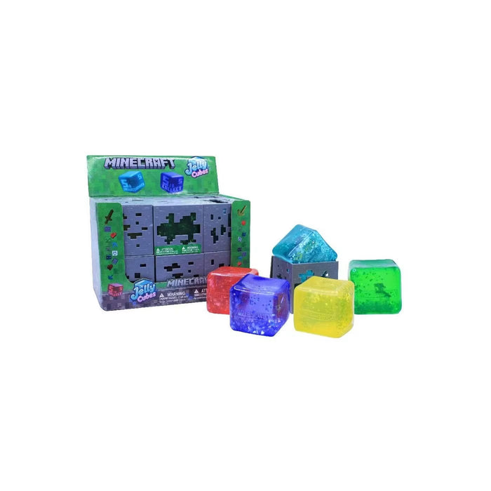 Minecraft Jelly Cube Squishy Toy Blind Box我的世界官方授权果冻方块慢回弹盲盒