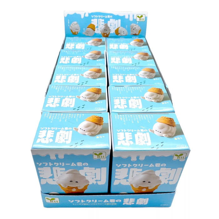 The Tragedy of Soft Cream-Kun Figurine悲剧的冰淇淋君 摆件盲盒