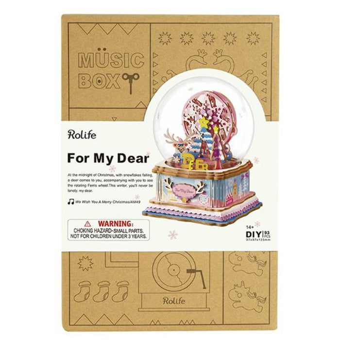 ROLIFE For My Dear Music Box Building Set AM49若来DIY手工拼装模型 一鹿有你 八音盒