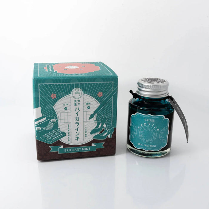 Taisho Romance Fountain Pen Ink - Brilliant Mint 日本寺西化学出品 大正浪漫系列钢笔墨水 闪耀薄荷