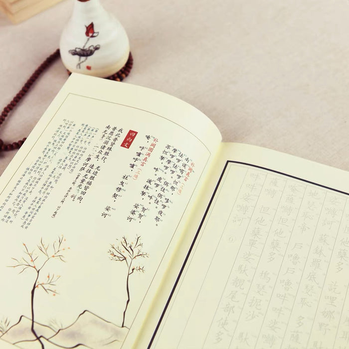 一切如来心秘密宝箧印陀罗尼 硬笔小楷描红