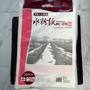 晨光水粉纸8K/210g -20张
