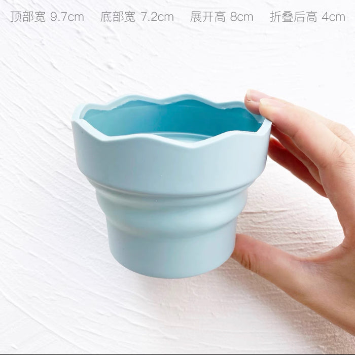 Mini Writing-Brush Washer - Blue 水彩便携式 迷你洗笔筒 蓝色