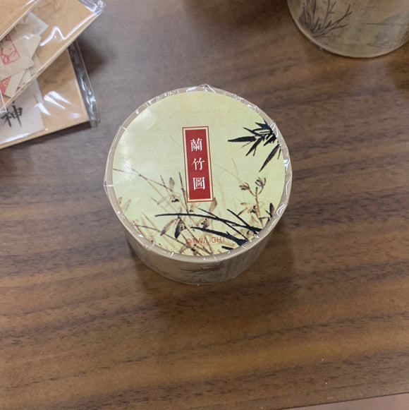 兰竹图纸胶带