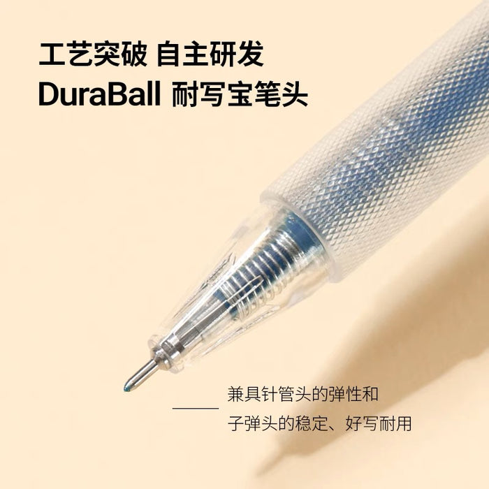KACO TURBO Gel Ink Pen 3pcs Set - 0.5mm Black Ink 得宝中性笔印花3支装按动式0.5mm黑芯大容量800米超长