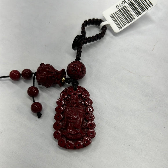 紫金砂财神钥匙扣挂饰
