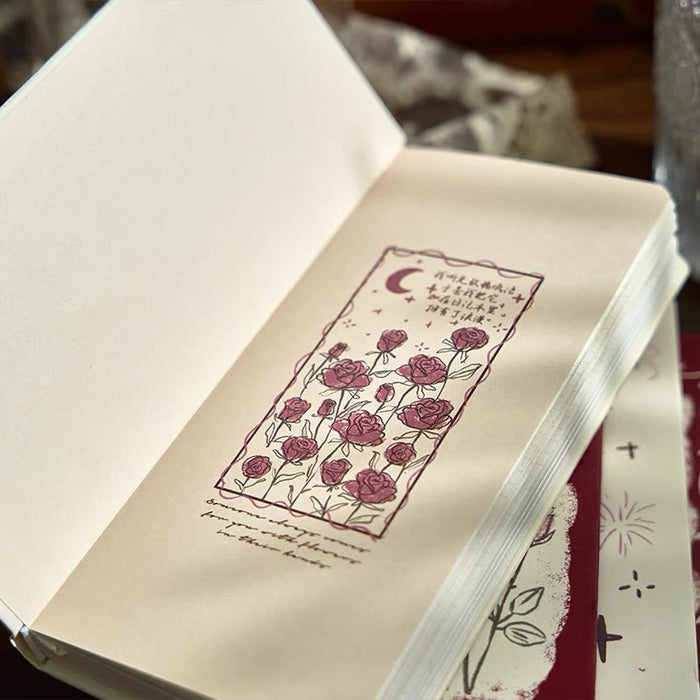 MR.PAPER Rose Series Handbook - Squared 纸先生玫瑰治愈系列手账本 方格页 颜色随机