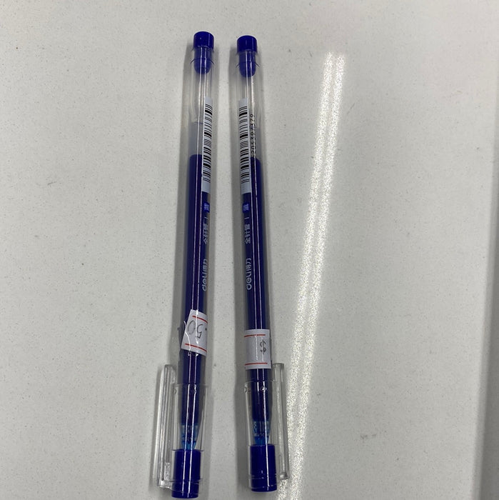 DELI Large Capacity Gel Ink Pen - Blue 得力大容量中性笔 蓝色