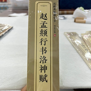 近距离临摹字卡：赵孟頫行书洛神赋