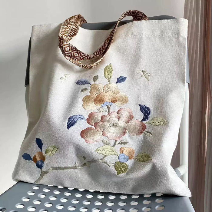 Embroidered Canvas Bag 刺绣帆布袋