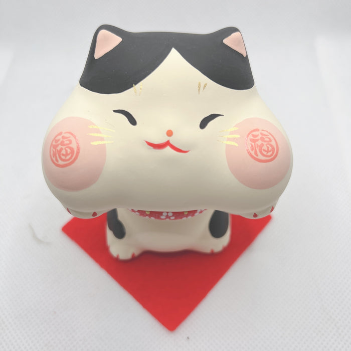 Cat Figurine Beige Cat 18-279D 日式猫咪摆件 米色